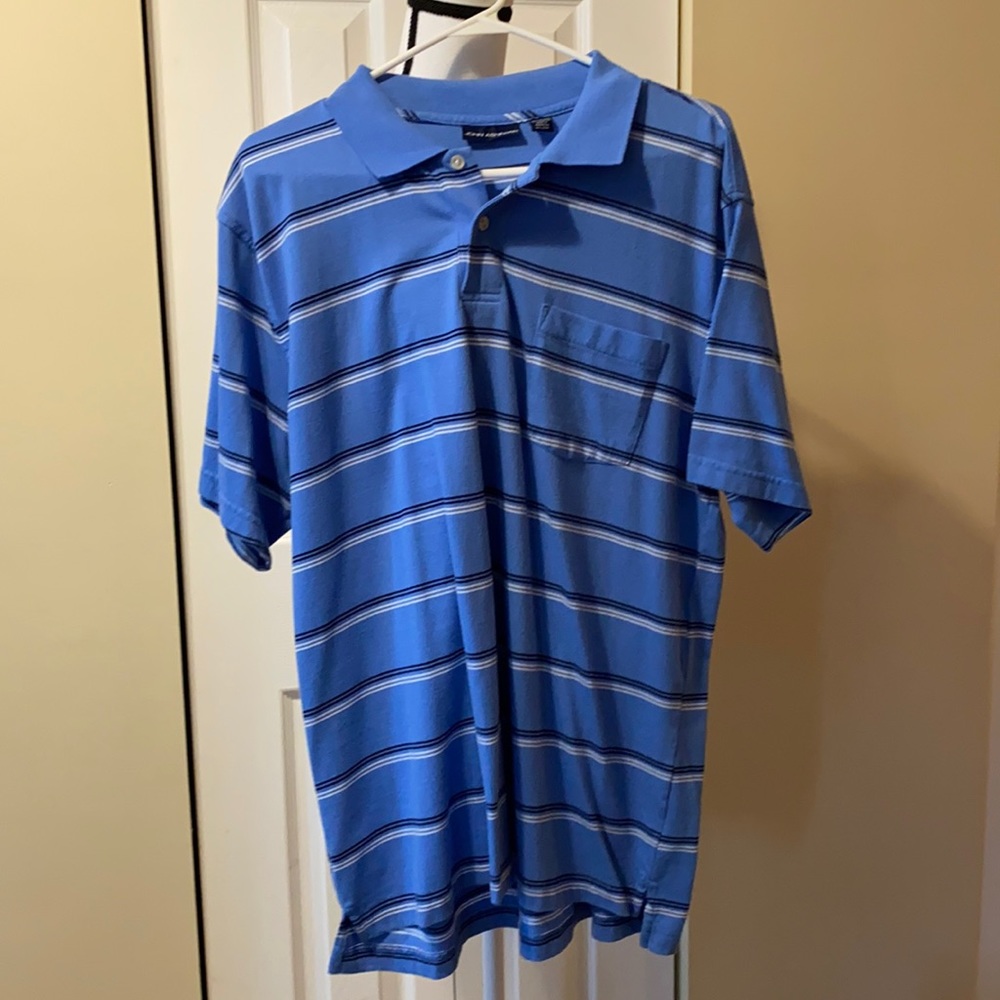 💙John Ashford Men’s short sleeve polo shirt - Sz L